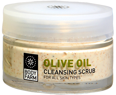 olive line scrub face